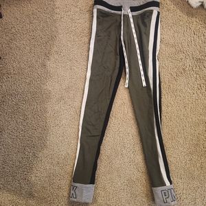 Pink Victoria secret yoga joggers